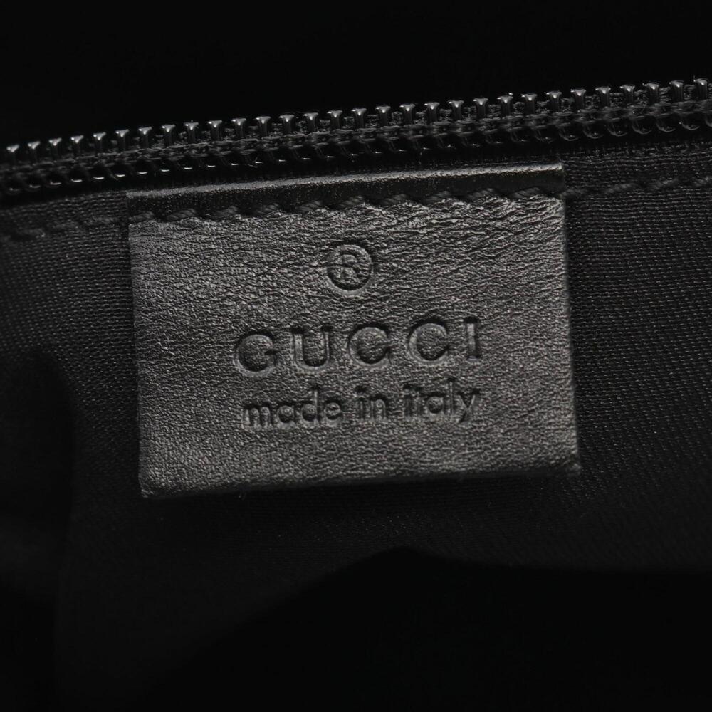 GUCCI Black Leather Shoulder Bag - Picture 4 of 8